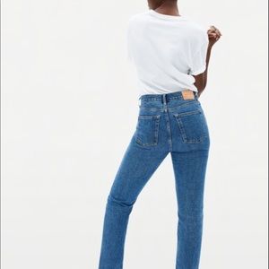 Everlane 90s Cheeky Straight Jeans Medium Blue